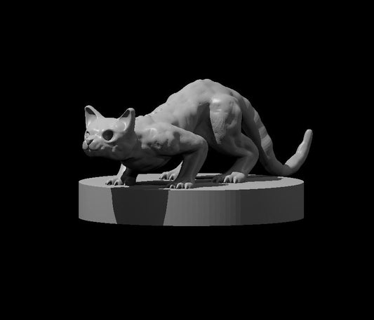 Dungeons & Dragons Zombie Cat Miniature