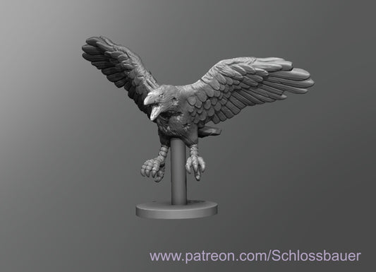 Dungeons & Dragons Zombie Crow Miniature