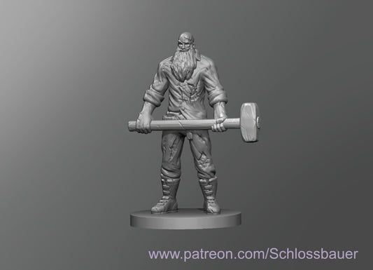 Dungeons & Dragons Zombie Father Miniature