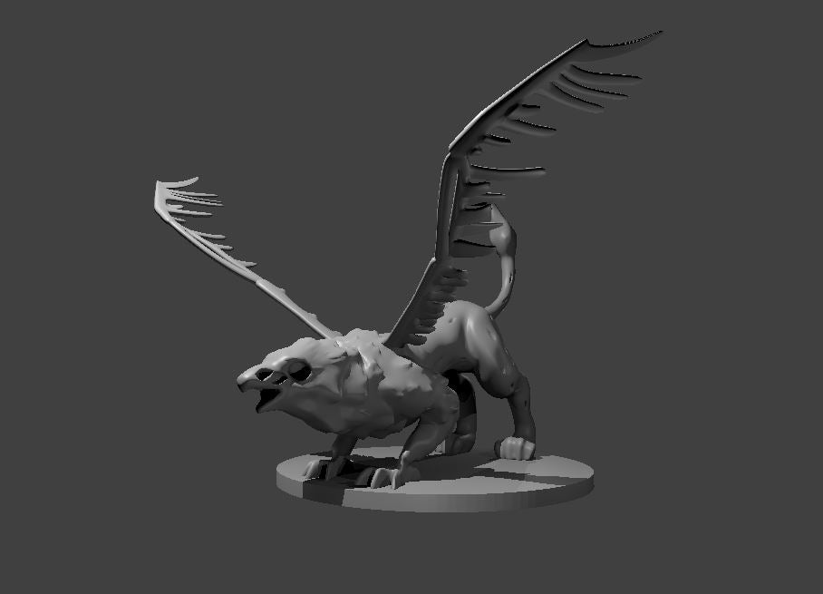 Dungeons & Dragons Zombie Griffon Miniature
