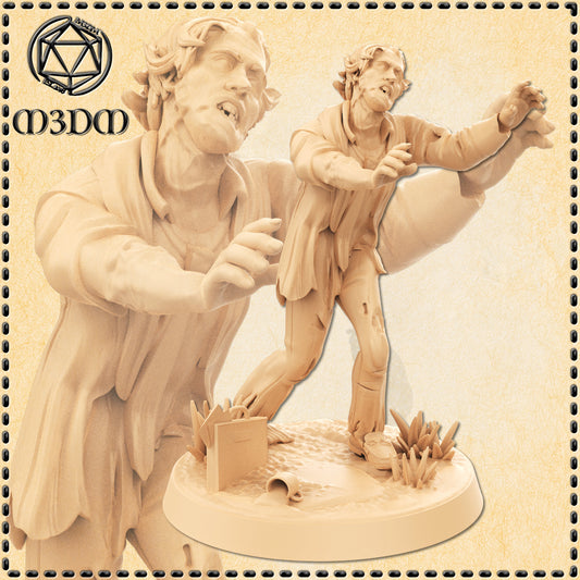 Dungeons & Dragons Zombie Office Worker Miniature