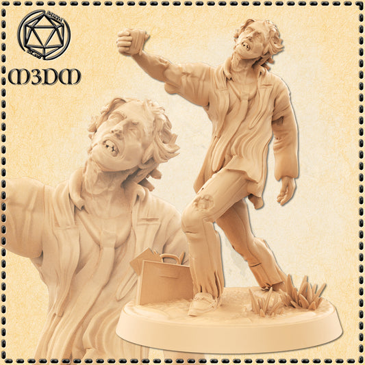 Dungeons & Dragons Zombie Office Worker Miniature