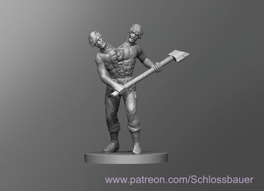 Dungeons & Dragons Zombie Conjoined Twins Miniature