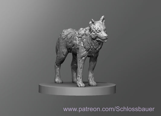Dungeons & Dragons Zombie Wolf Miniature