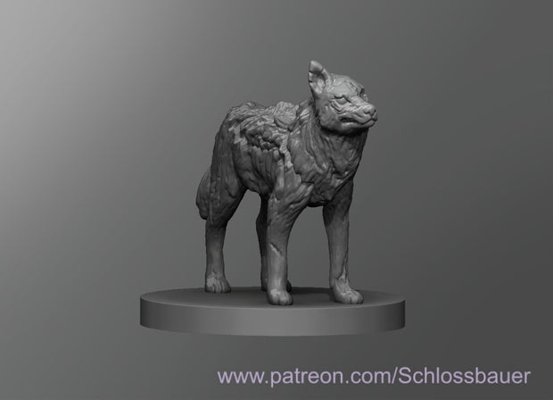 Dungeons & Dragons Zombie Wolf Miniature