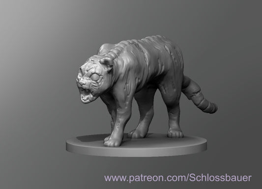 Dungeons & Dragons Zombie Cat Miniature
