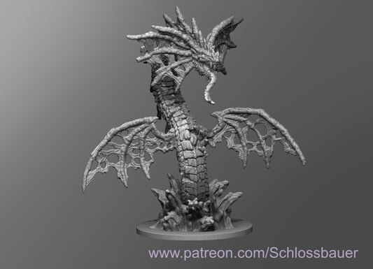 Dungeons & Dragons Zombie Sea Serpent Miniature