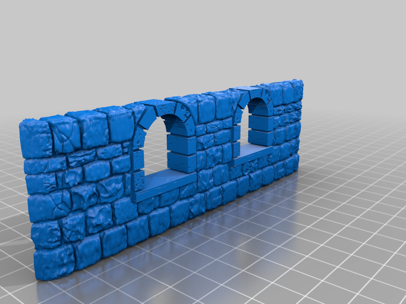 Openforge Dungeon Stone Diagonal Window Inch 4x4 Arched
