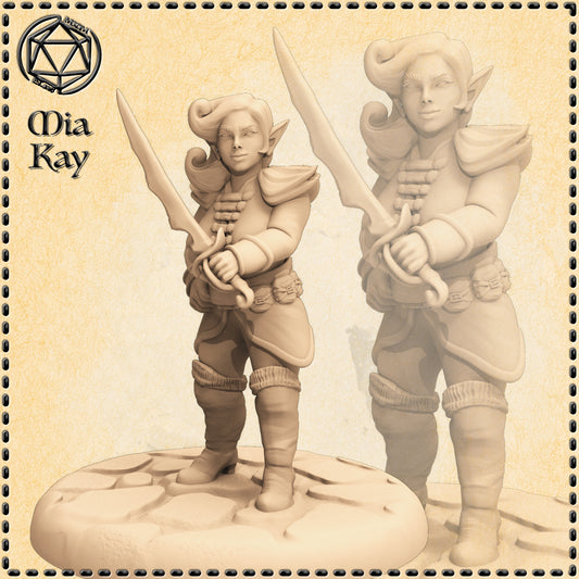 Dungeons & Dragons Female Gnome Rogue Miniature
