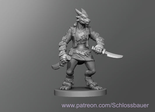 Dungeons & Dragons Kobold Female Miniature