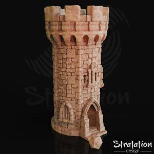 Medieval Stone Castle Dice Tower