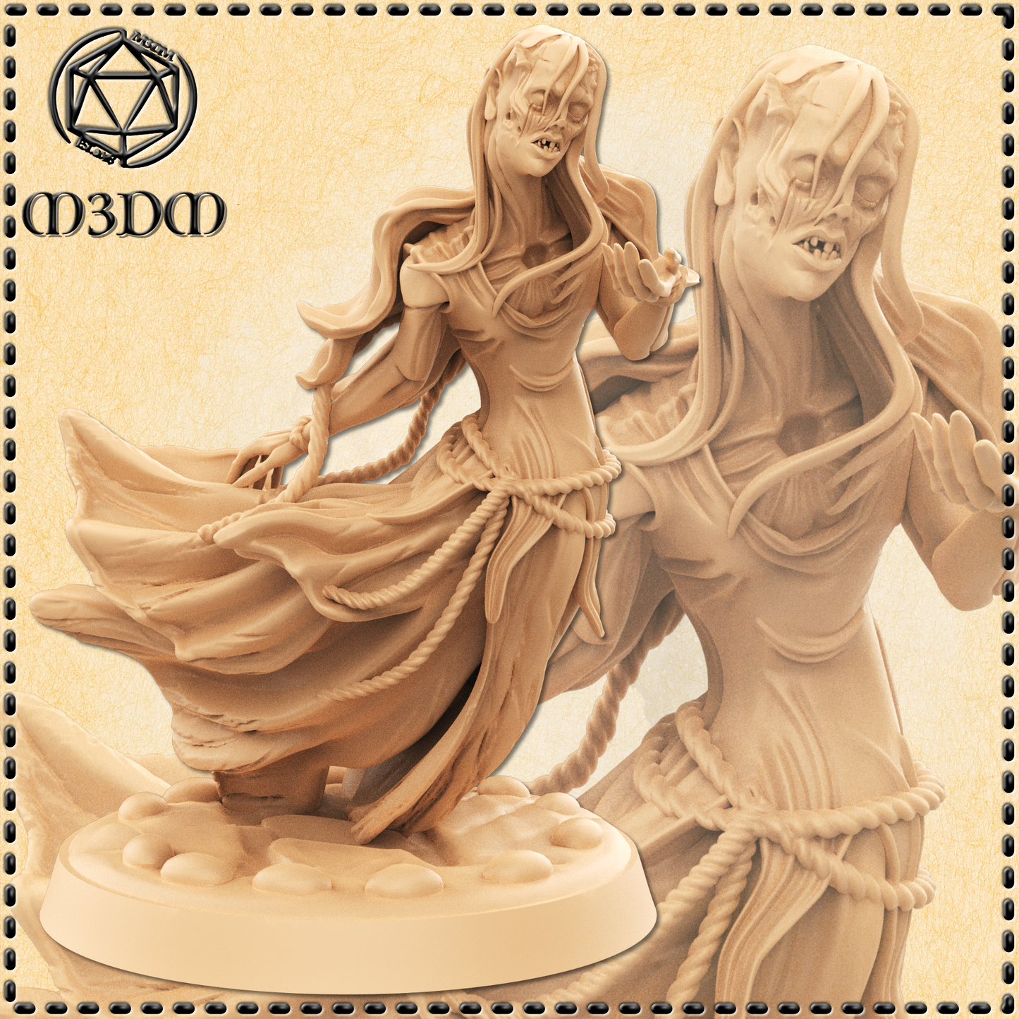 Dungeons & Dragons Necrotic Ghost Miniature