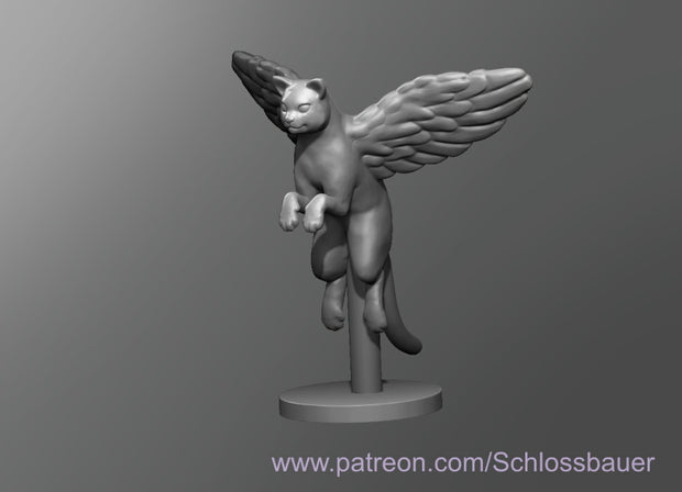 Dungeons & Dragons Winged Cat Miniature