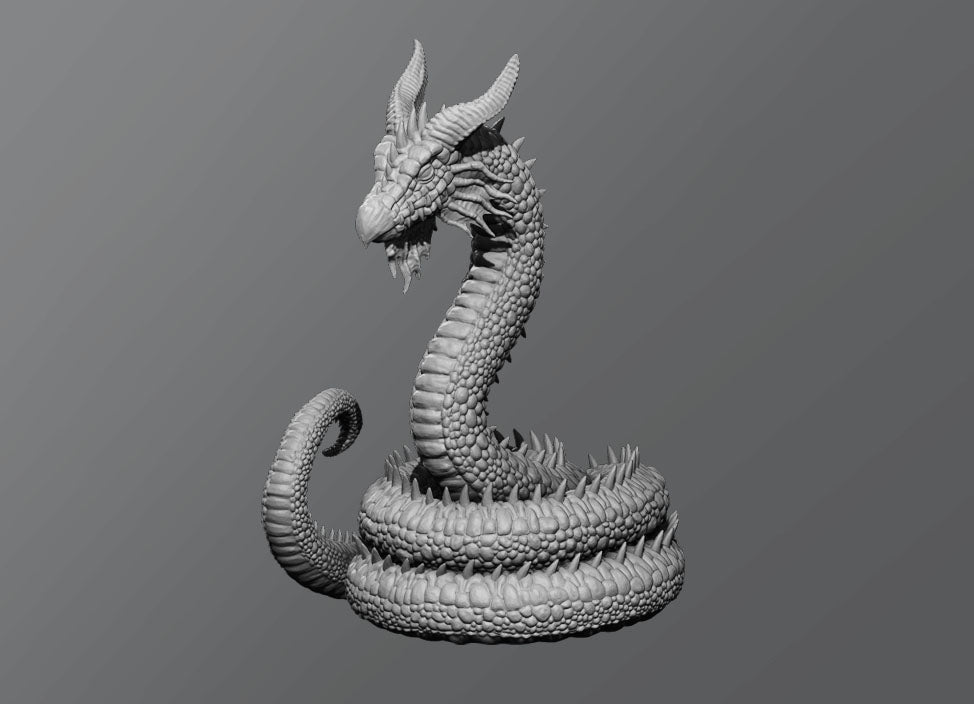 Dungeons & Dragons Wurm Miniature